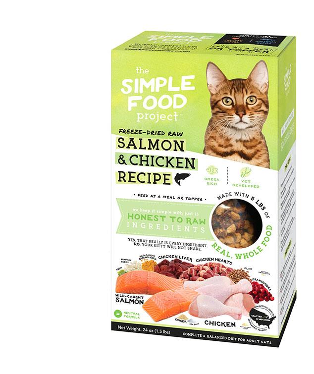 The Simple Food Project Salmon & Chicken Freeze-Dried Cat Food, 1.5-lb