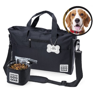 Overland Dog Gear Day Away Dog Luggage, Black