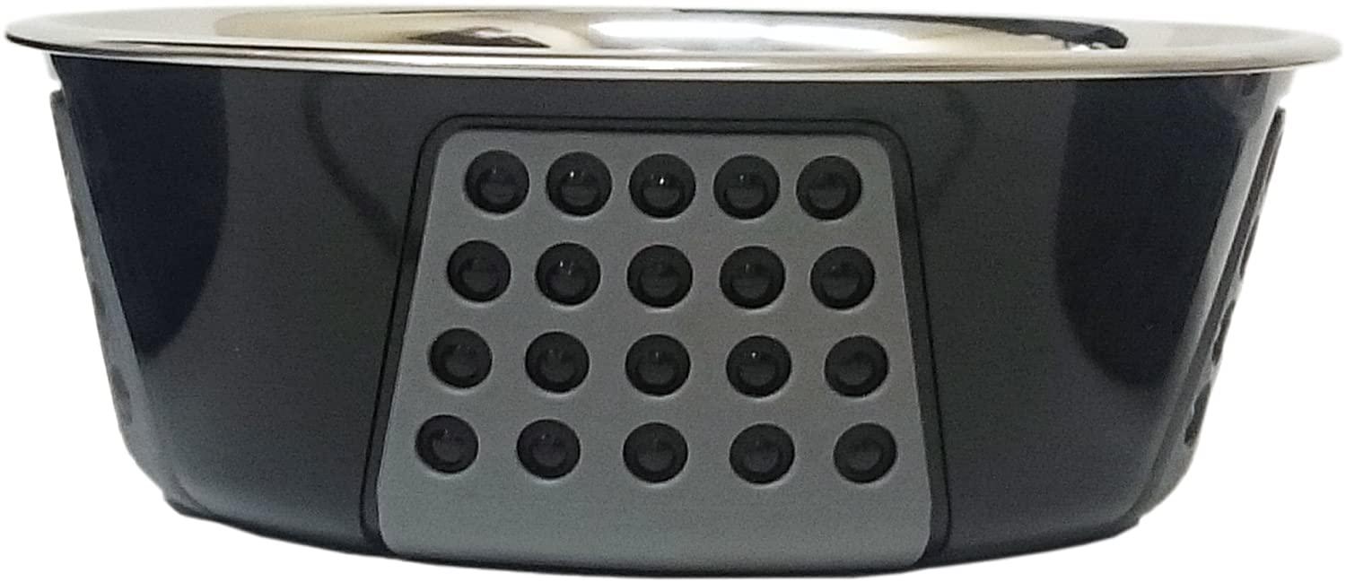 Ethical Pet Tribeca Dog Bowl, Black, 30-oz