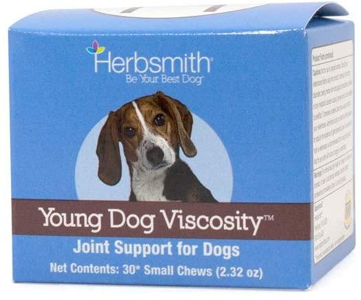 Herbsmith Young Dog Viscosity Soft Chews Dog Supplement, Small, 30-count