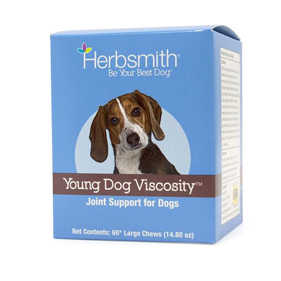 Herbsmith Young Dog Viscosity Soft Chews Dog Supplement, Large, 60-count