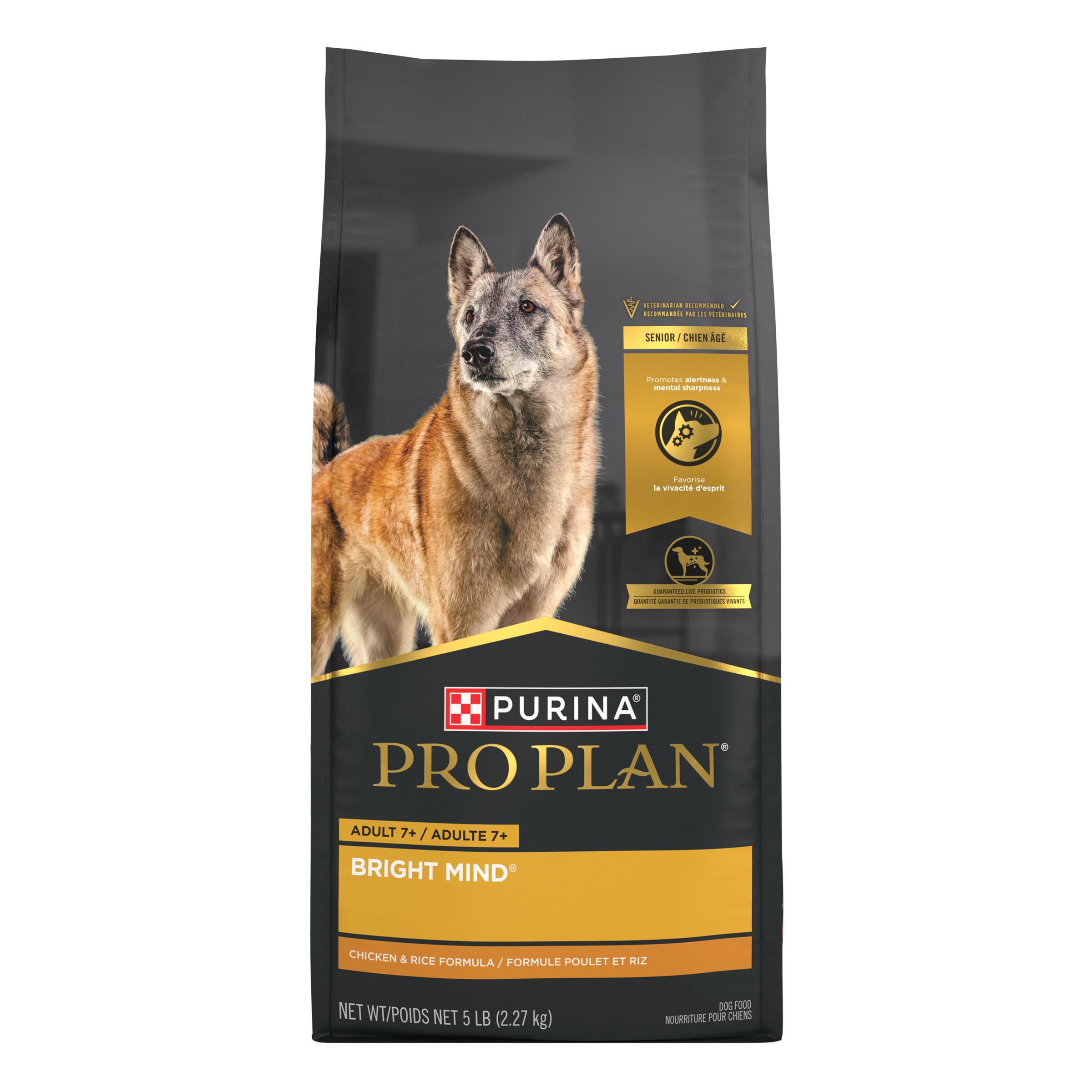 Purina Pro Plan Bright Mind Chicken & Rice Adult 7+ Dry Dog Food