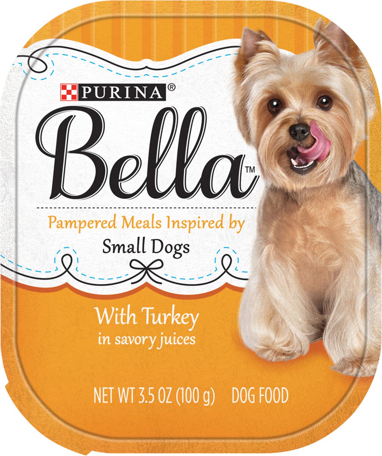 Purina Bella with Turkey in Savory Juices Small Breed Dog Food Trays