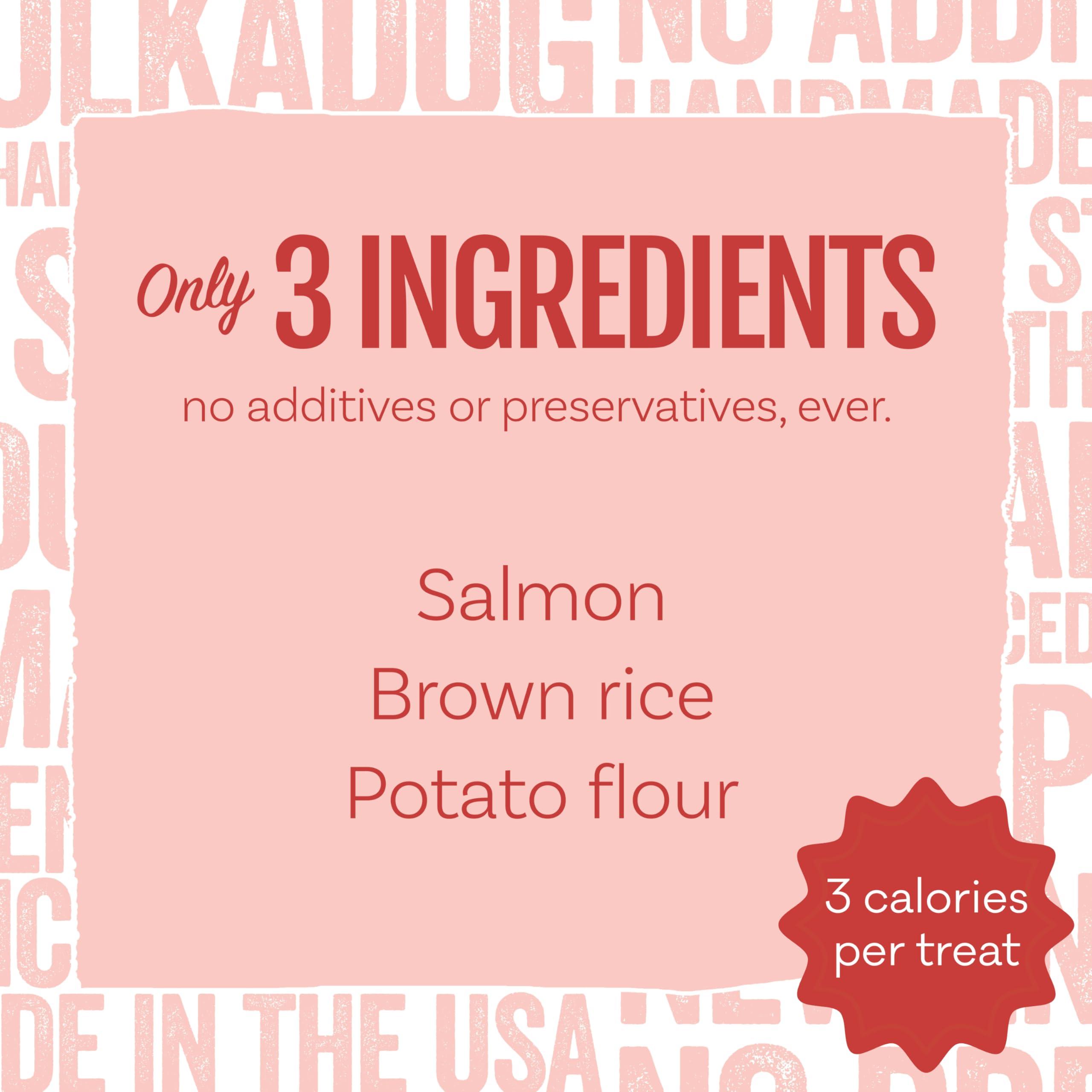 Polkadog Salmon Says Training Bits Dog & Cat Treats, 7-oz