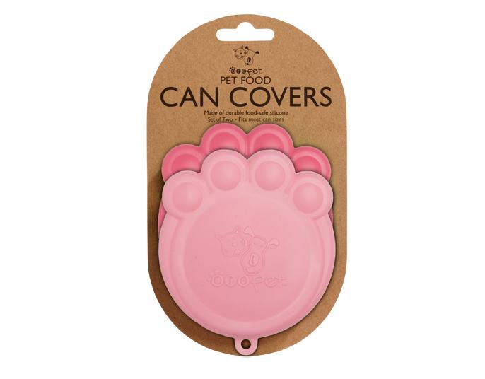 ORE Paw Pet Can Cover, Pink/Light Pink, 2-pk