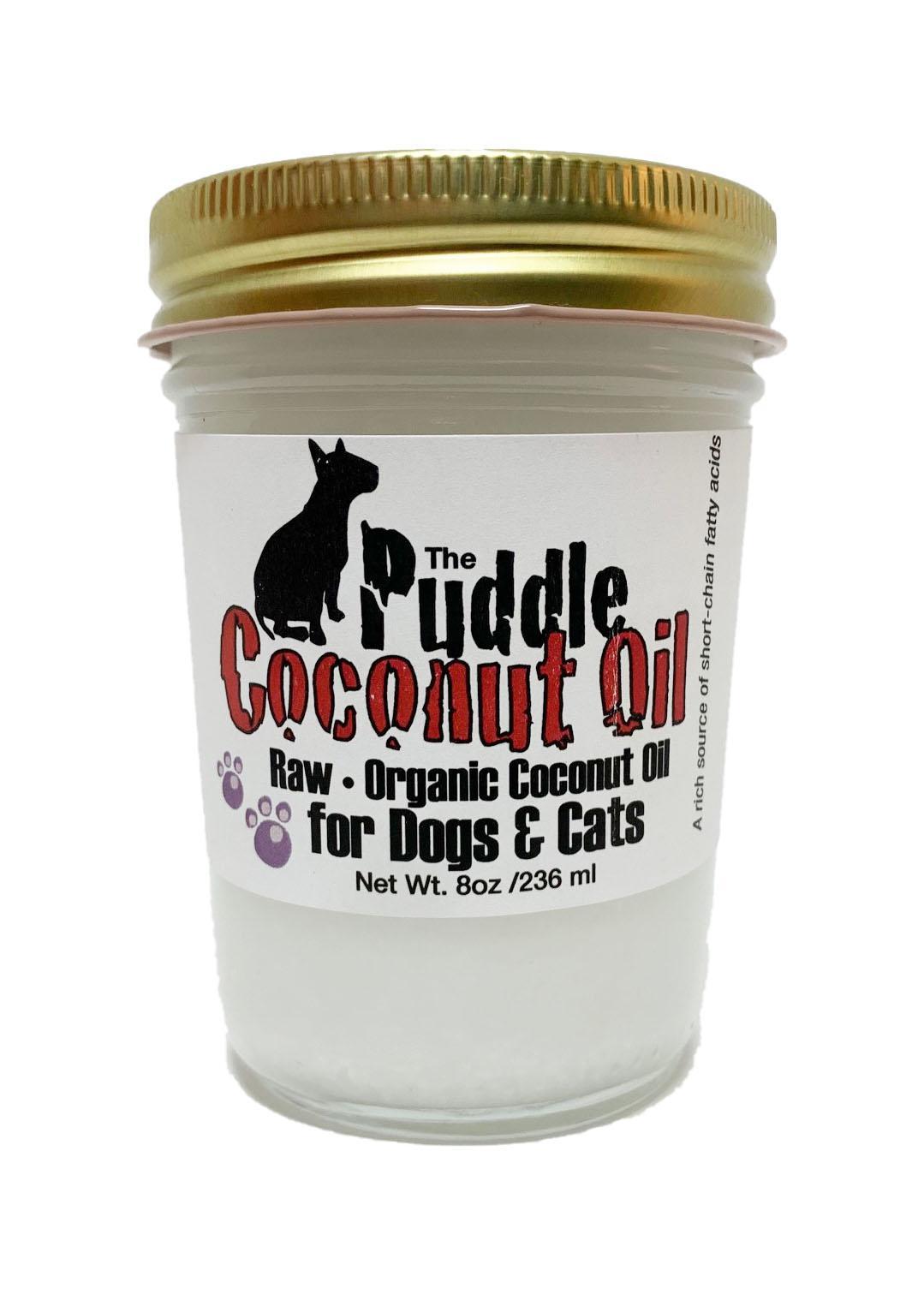 The Puddle Coconut Oil for Dogs & Cats, 8-oz