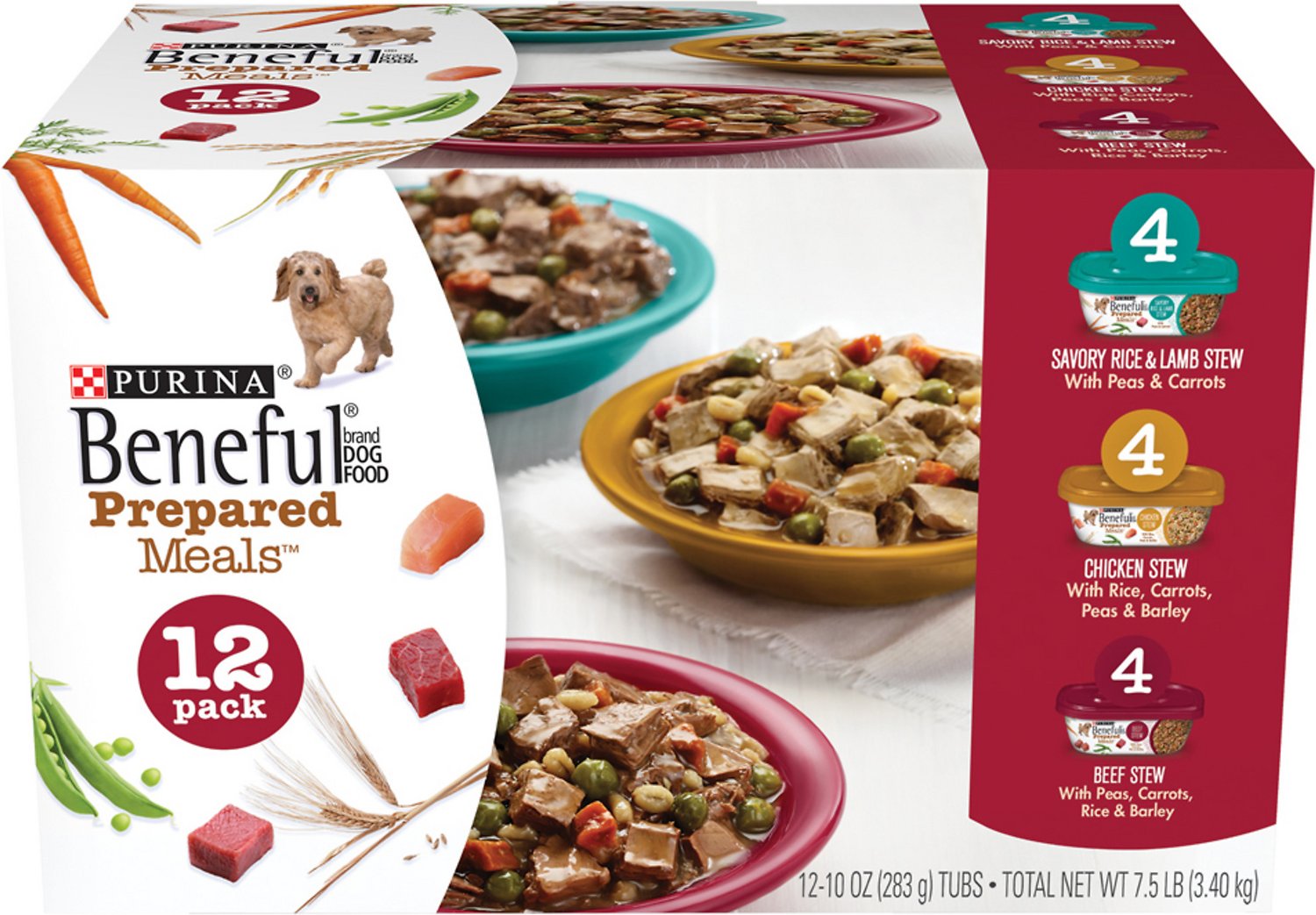 Purina Beneful Prepared Meals Variety Pack Wet Dog Food