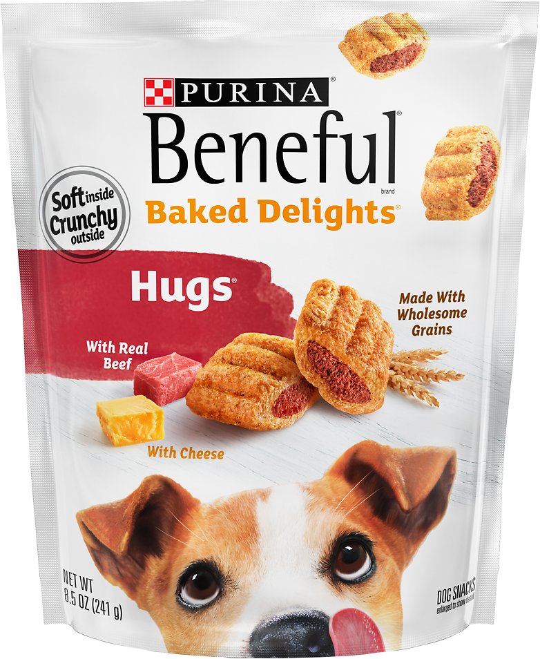 Purina Beneful Baked Delights Hugs with Real Beef & Cheese Dog Treats