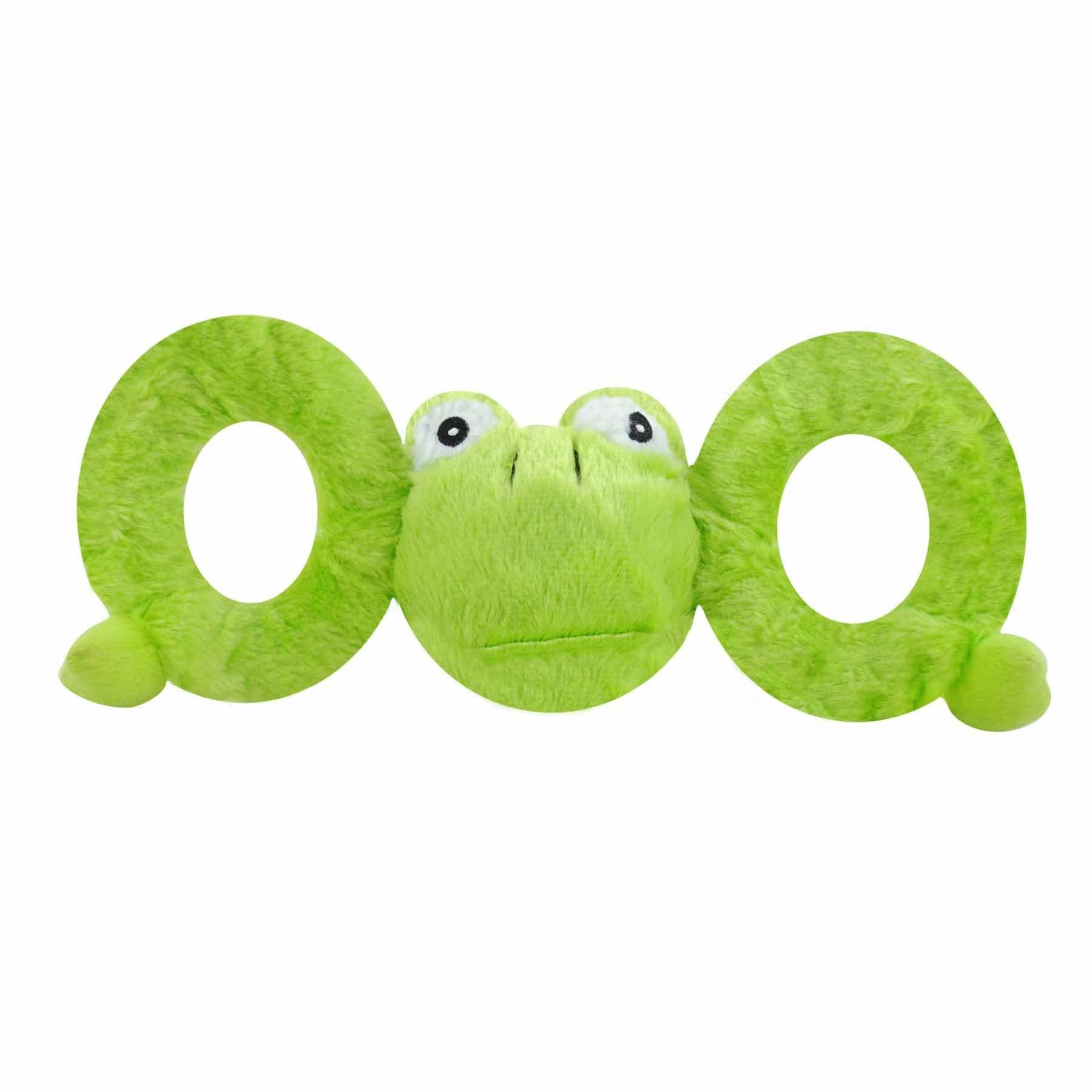 Jolly Pets Tug-a-Mals Frog Dog Toy, X-Large
