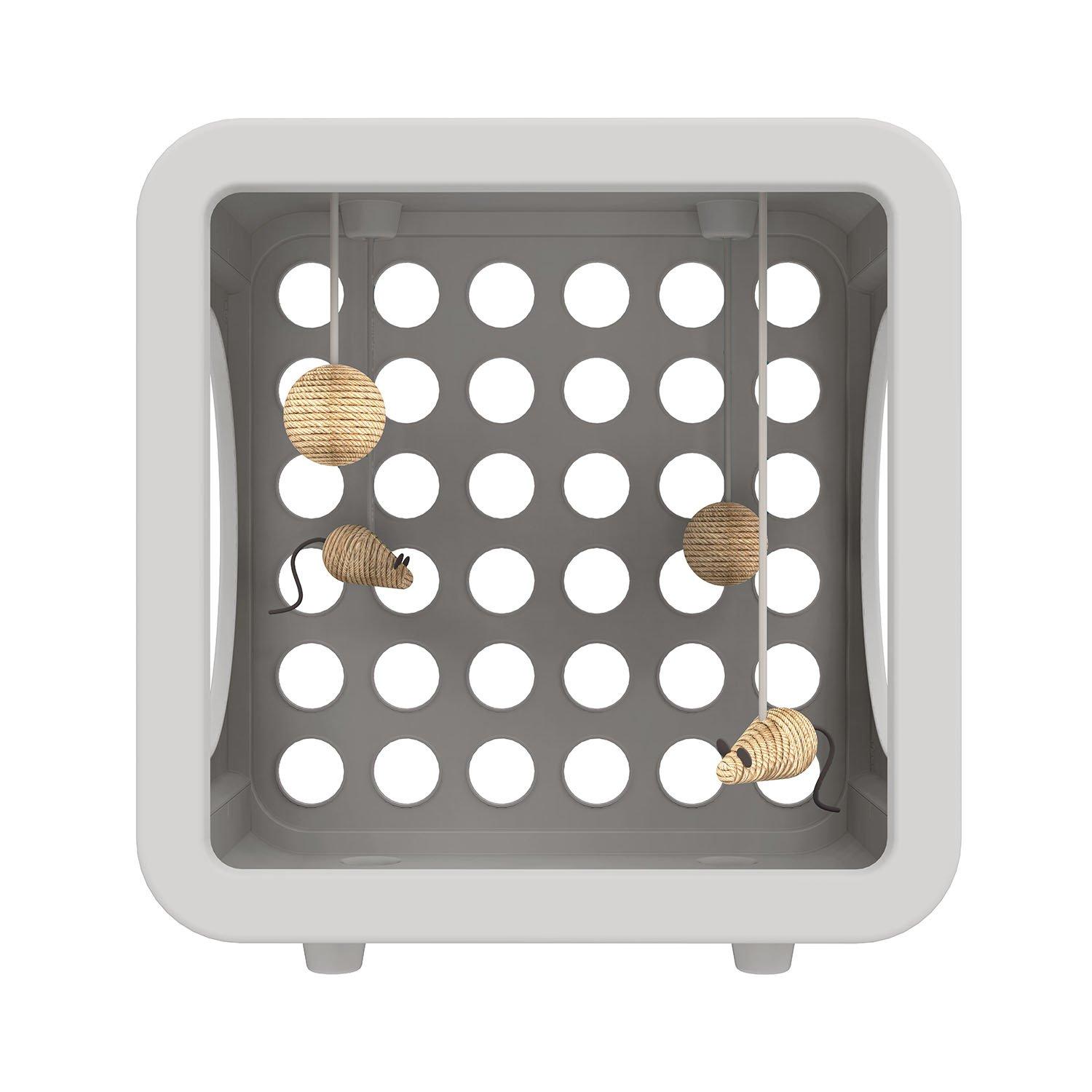 Kitty Kasas Recreation Cube Standard Snap-On Cat House, White