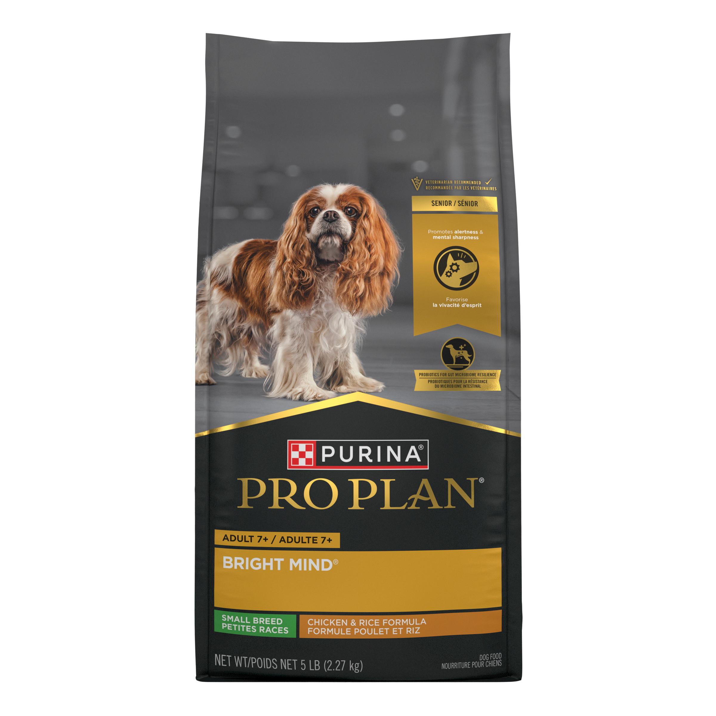 Purina Pro Plan Bright Mind Chicken & Rice Small Breed Adult 7+ Dry Dog Food