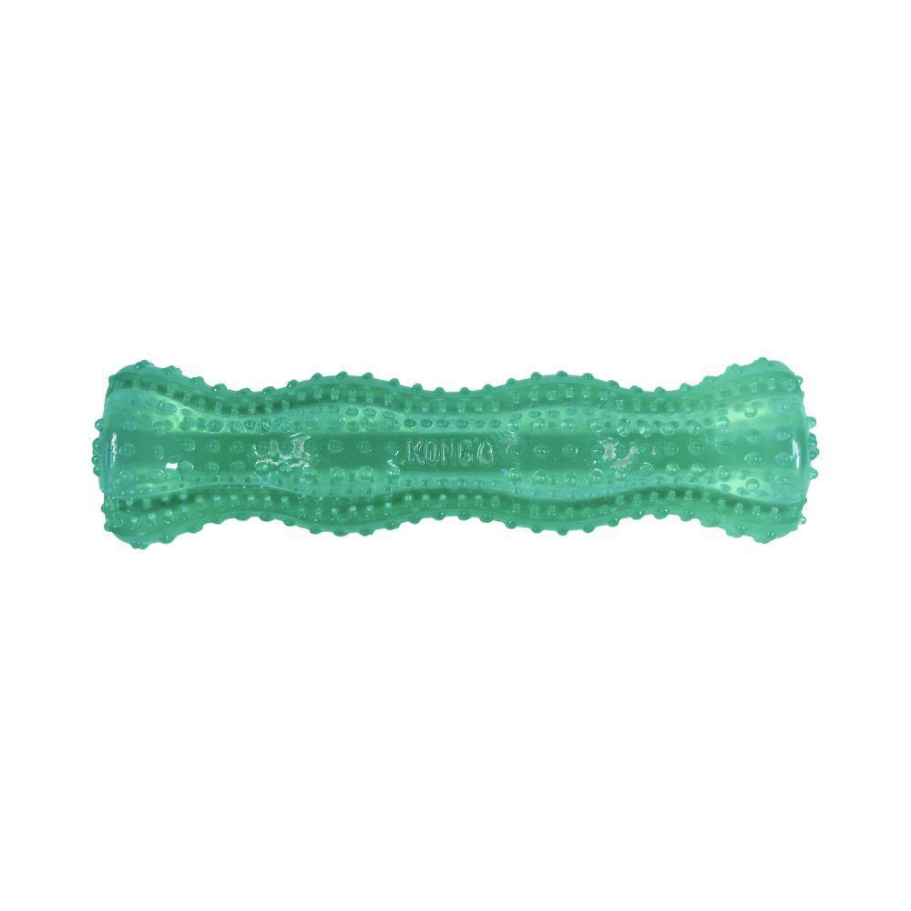 KONG Squeezz Dental Stick Dog Toy, Teal