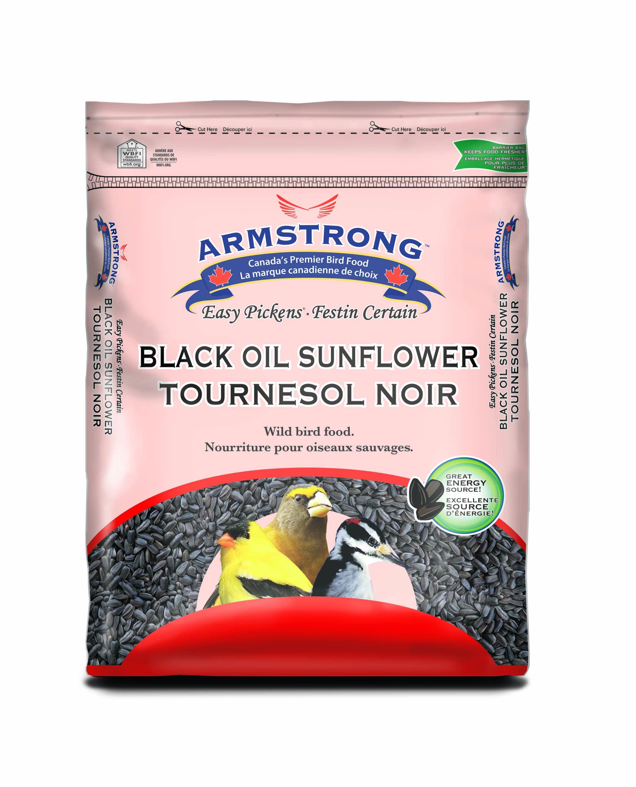 Armstrong Easy Pickens Black Oil Sunflower Wild Bird Food, 1.8-kg
