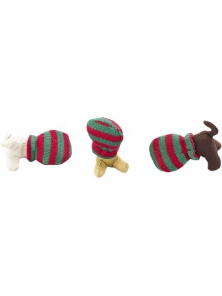 Ethical Pet Spot Holiday Cat in Sack with Catnip Cat Toy, Character Varies