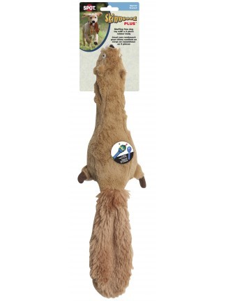 Ethical Pet Spot Ethical Pet Spot Skinneeez Plus Squirrel Dog Toy, 15-in (Size: 15-in)