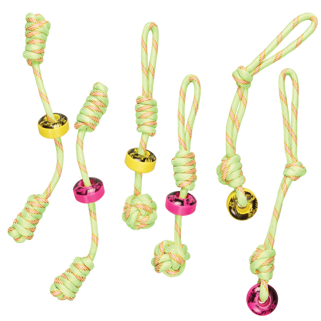 Ethical Pet Spot Wheelies Rope Dog Toy, Color Varies, 16-in (Size: 16-in)