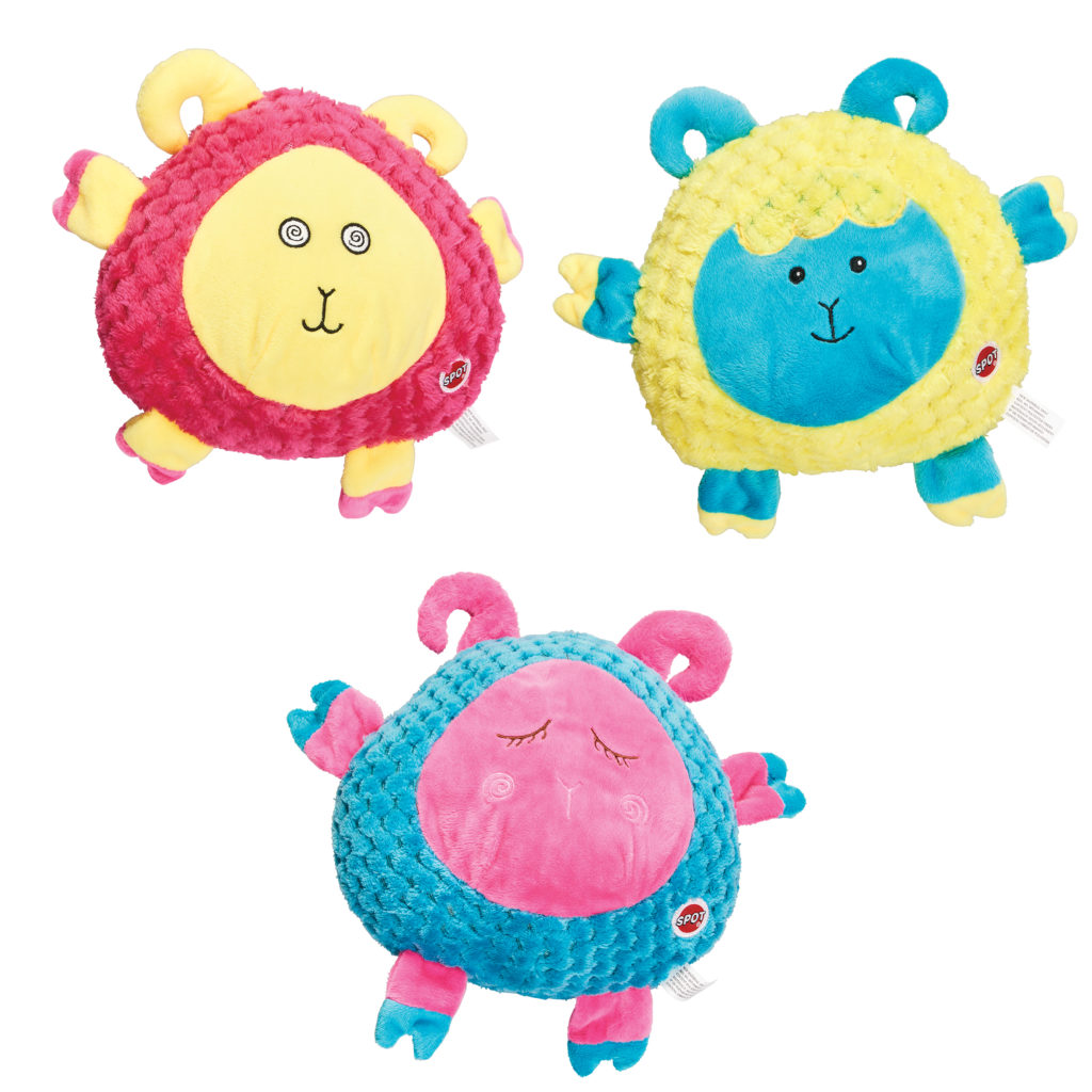 Ethical Pet Spot Calypso Cuties Ball Dog Toy, Character Varies, 7-in (Size: 7-in)