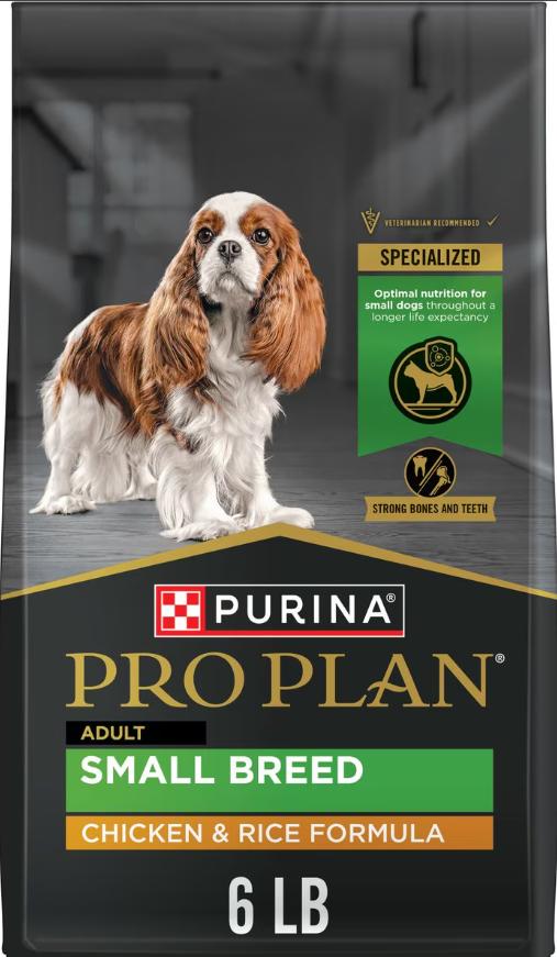 Purina Pro Plan Chicken & Rice Small Breed Adult Dry Dog Food