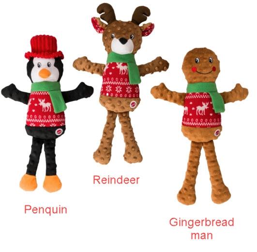 Ethical Pet Spot Holiday Peluche pull, Personnage variable, 18 po