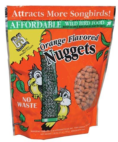 C&S Orange Suet Nuggets Wild Bird Food, 27-oz