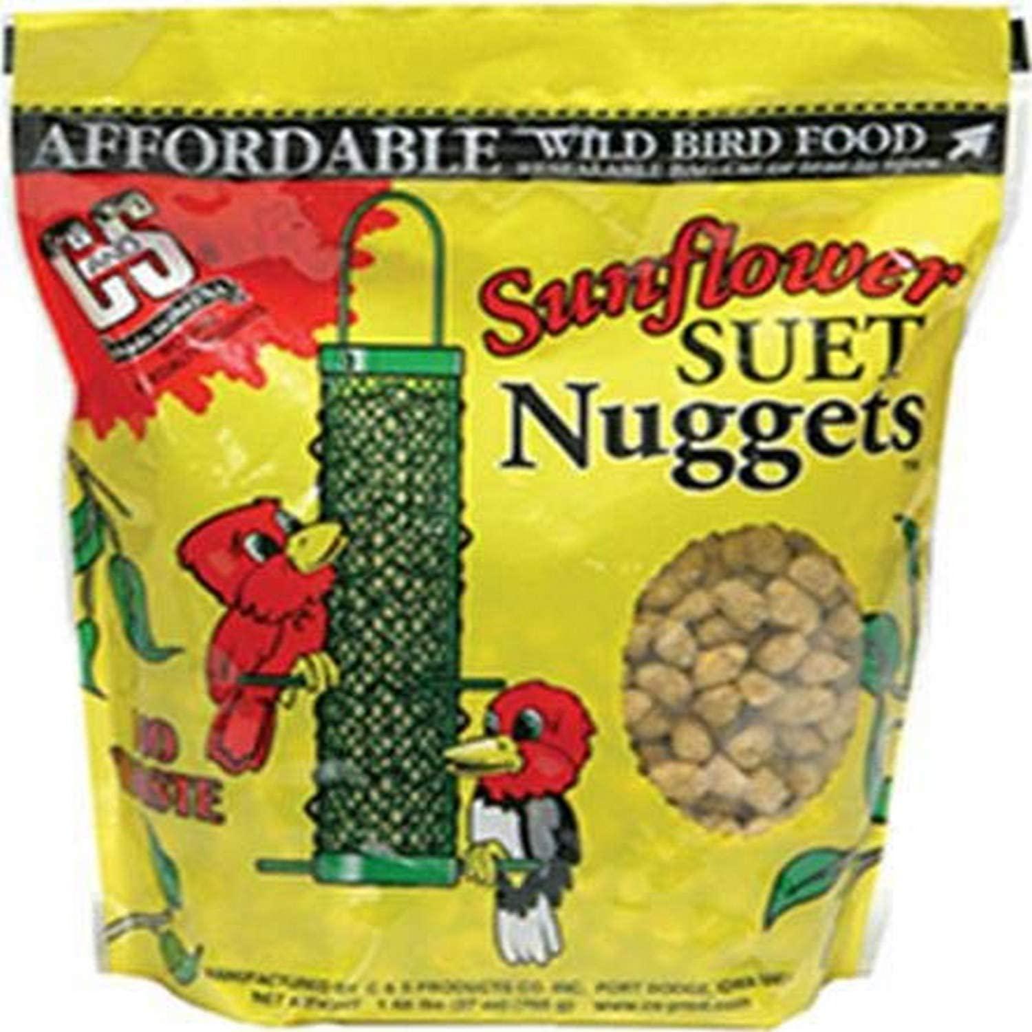 C&S Sunflower Suet Nuggets Wild Bird Food