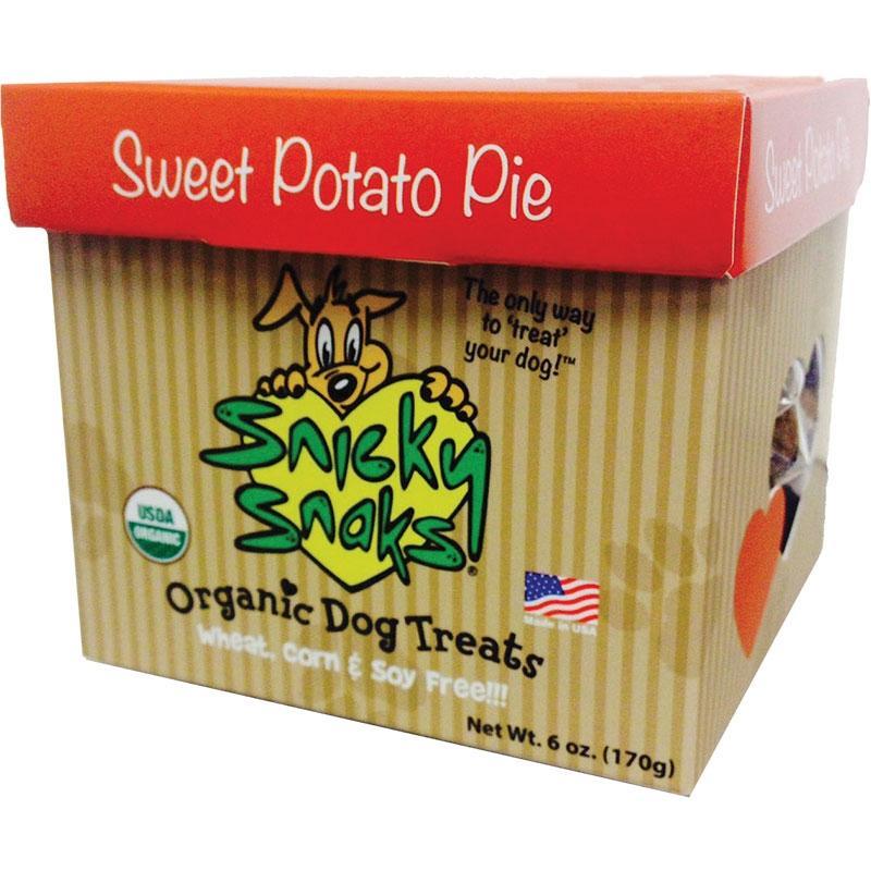 Snicky Snaks Organic Oven Baked Sweet Potato Pie Dog Treats (**)