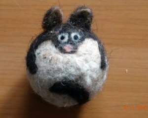 Snow Leopard Trust Needle Felted Hedgehog Ball