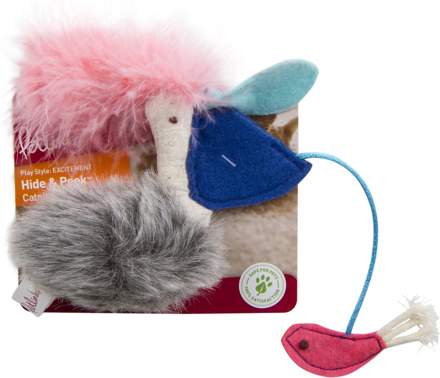 SmartyKat Instincts Sea Hide & Peek Pelican & Fish Catnip Cat Toy