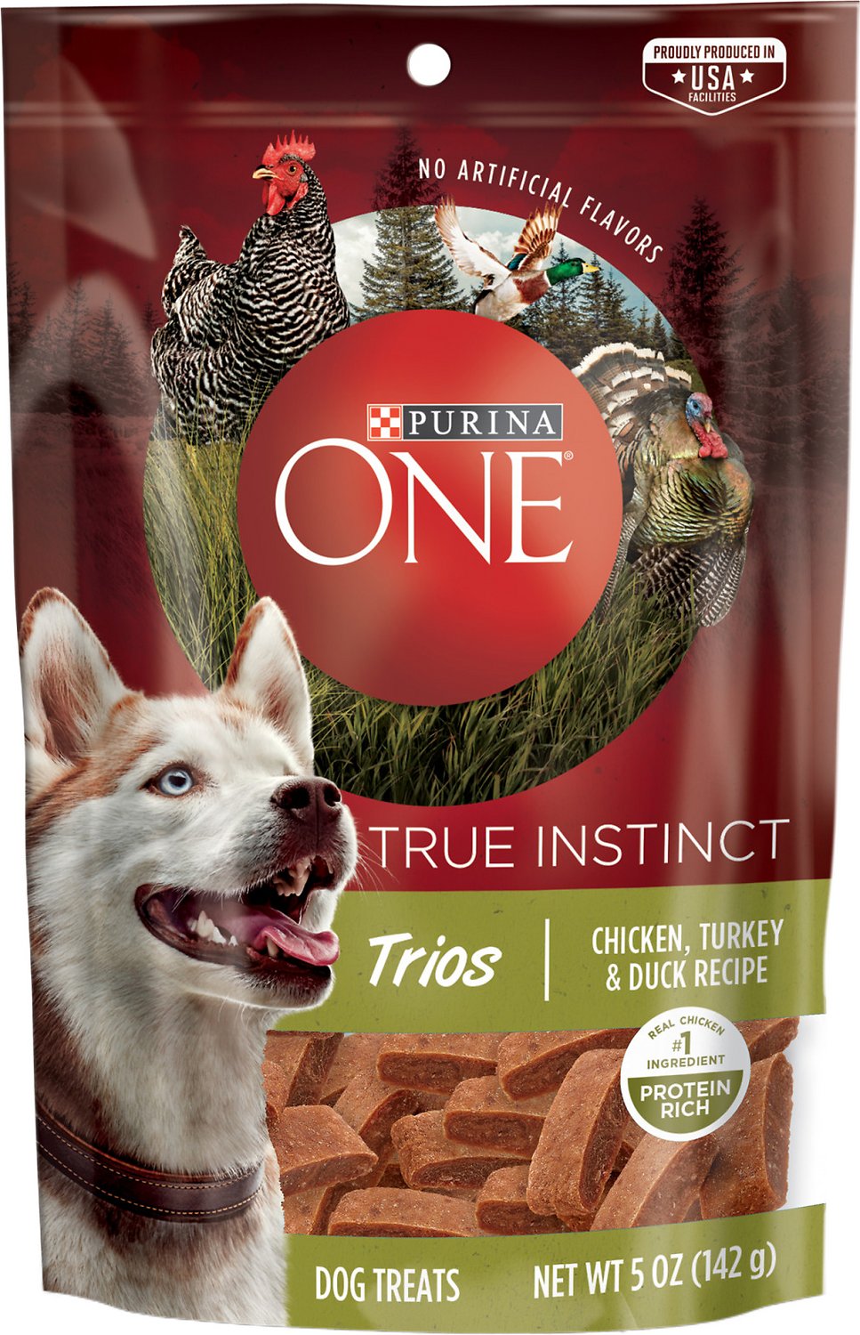 Purina ONE True Instinct Trios Chicken, Turkey & Duck Recipe Dog Treats