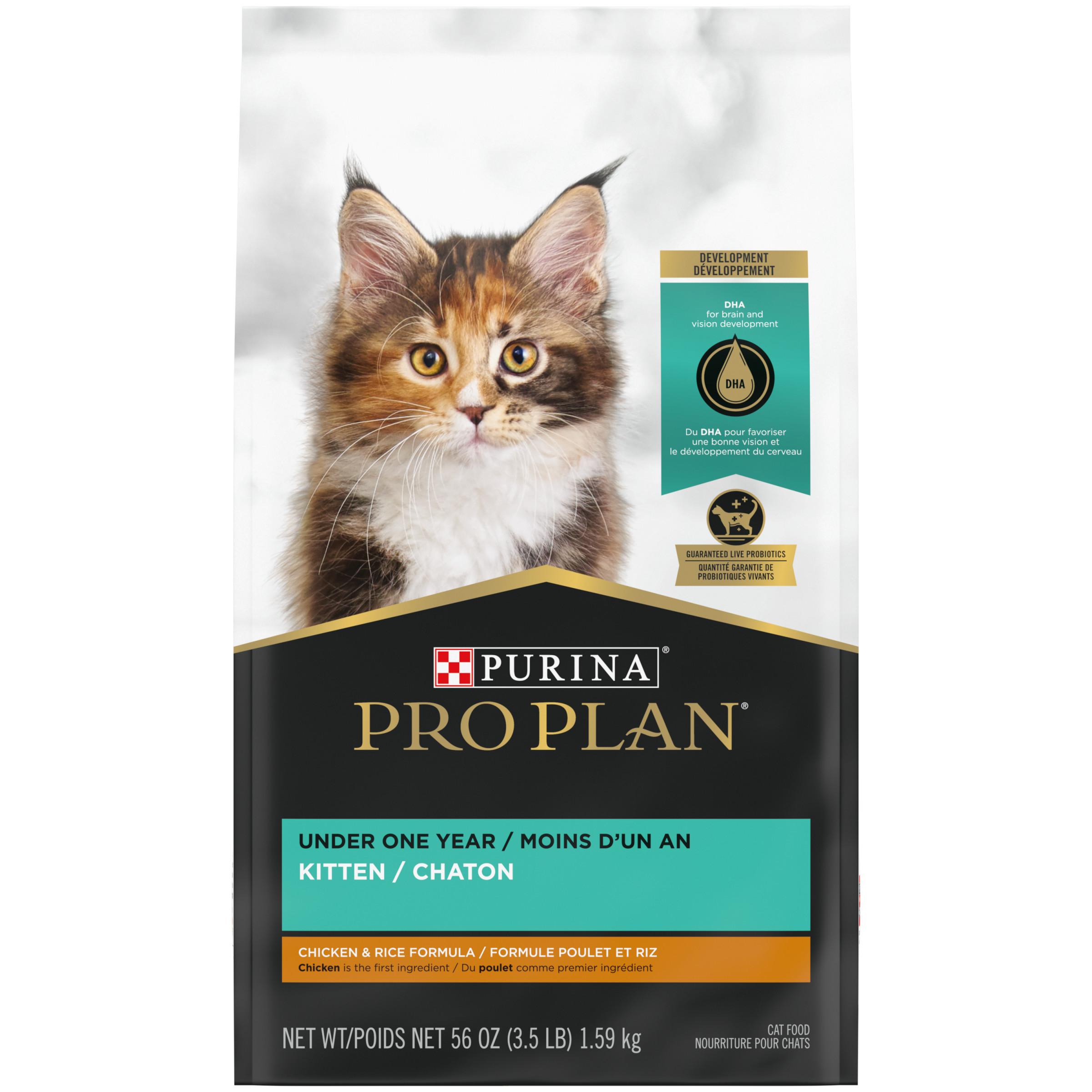 Purina Pro Plan Chicken & Rice Kitten Dry Cat Food