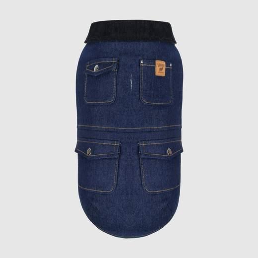 Canada Pooch The Worker Dog Jacket, Blue, 20-in