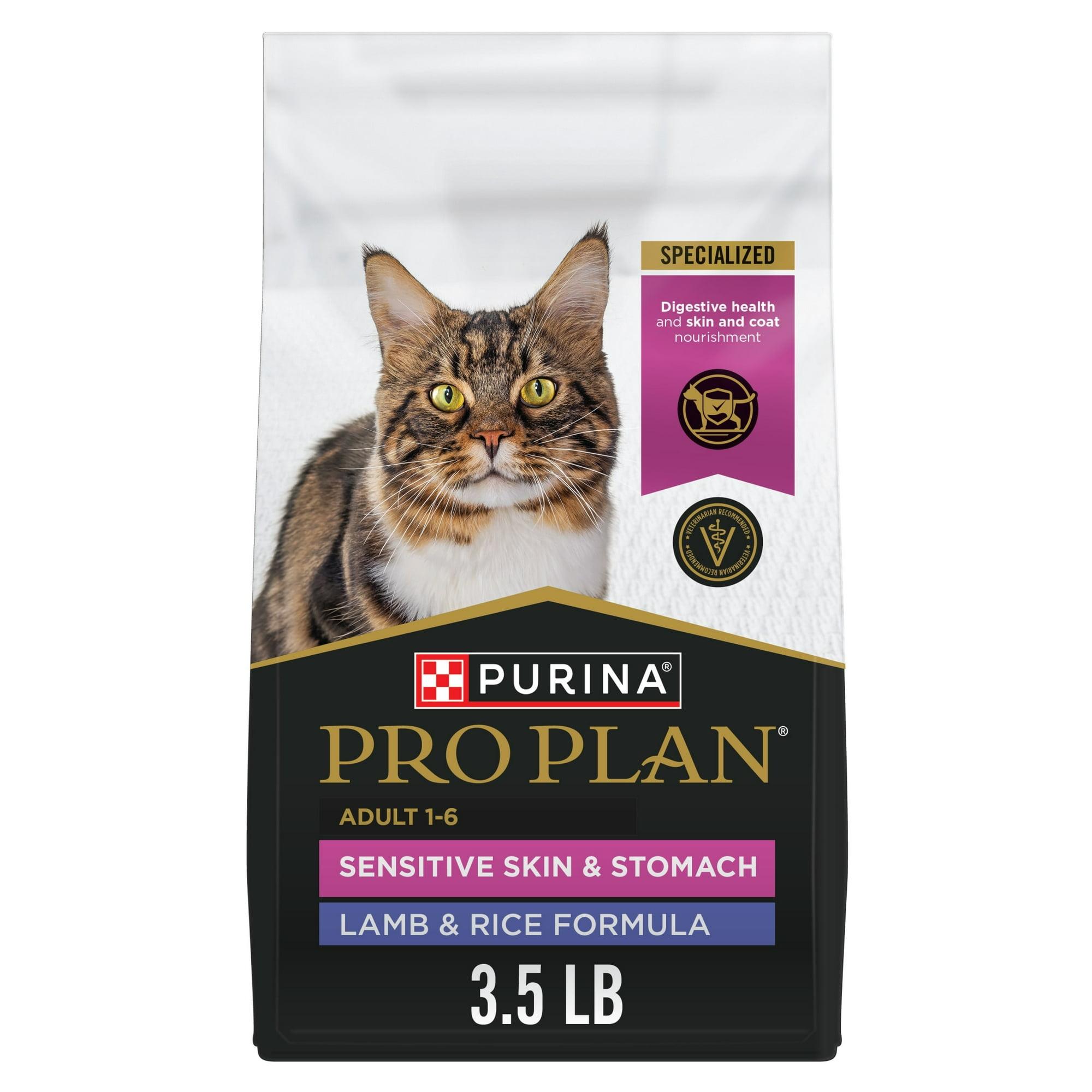 Purina Pro Plan Sensitive Skin & Stomach Lamb & Rice Adult Dry Cat Food
