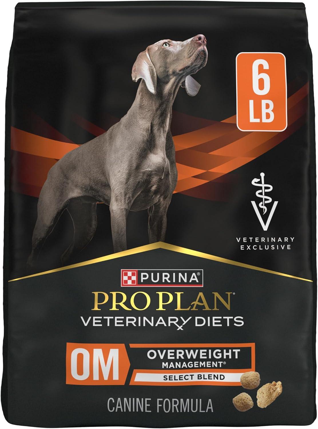 Purina Pro Plan Veterinary Diets OM Overweight Management Dry Dog Food, 6-lb