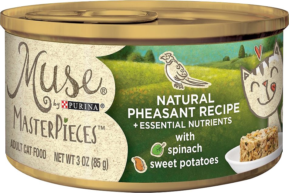 Purina Muse MasterPieces Natural Pheasant Recipe with Sweet Potato & Spinach Canned Cat Food