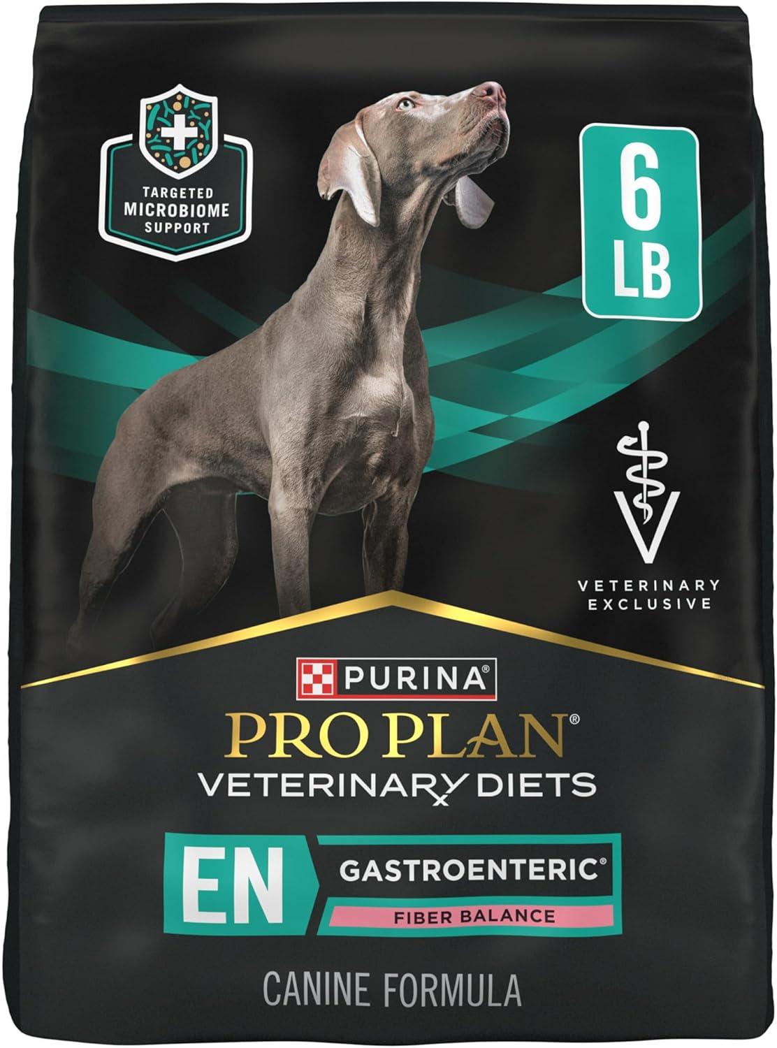 Purina Pro Plan Veterinary Diets EN Gastroenteric Fiber Balance Dry Dog Food, 6-lb