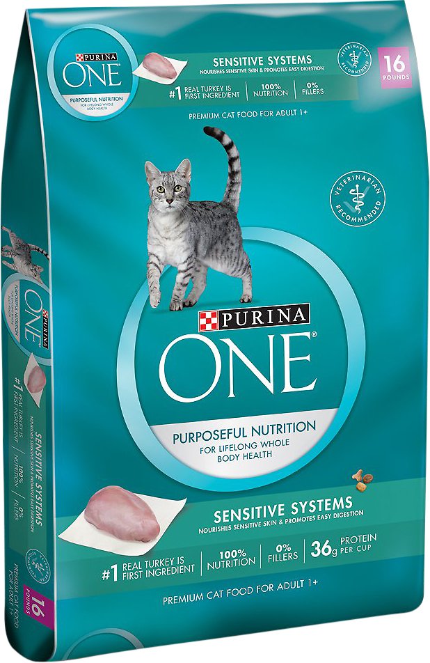 Purina ONE Sensitive Systems Adult Premium Dry Cat Food