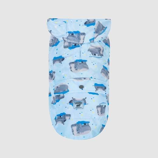 Canada Pooch Pick Me Poncho Dog Raincoat, Hippo, 22-in
