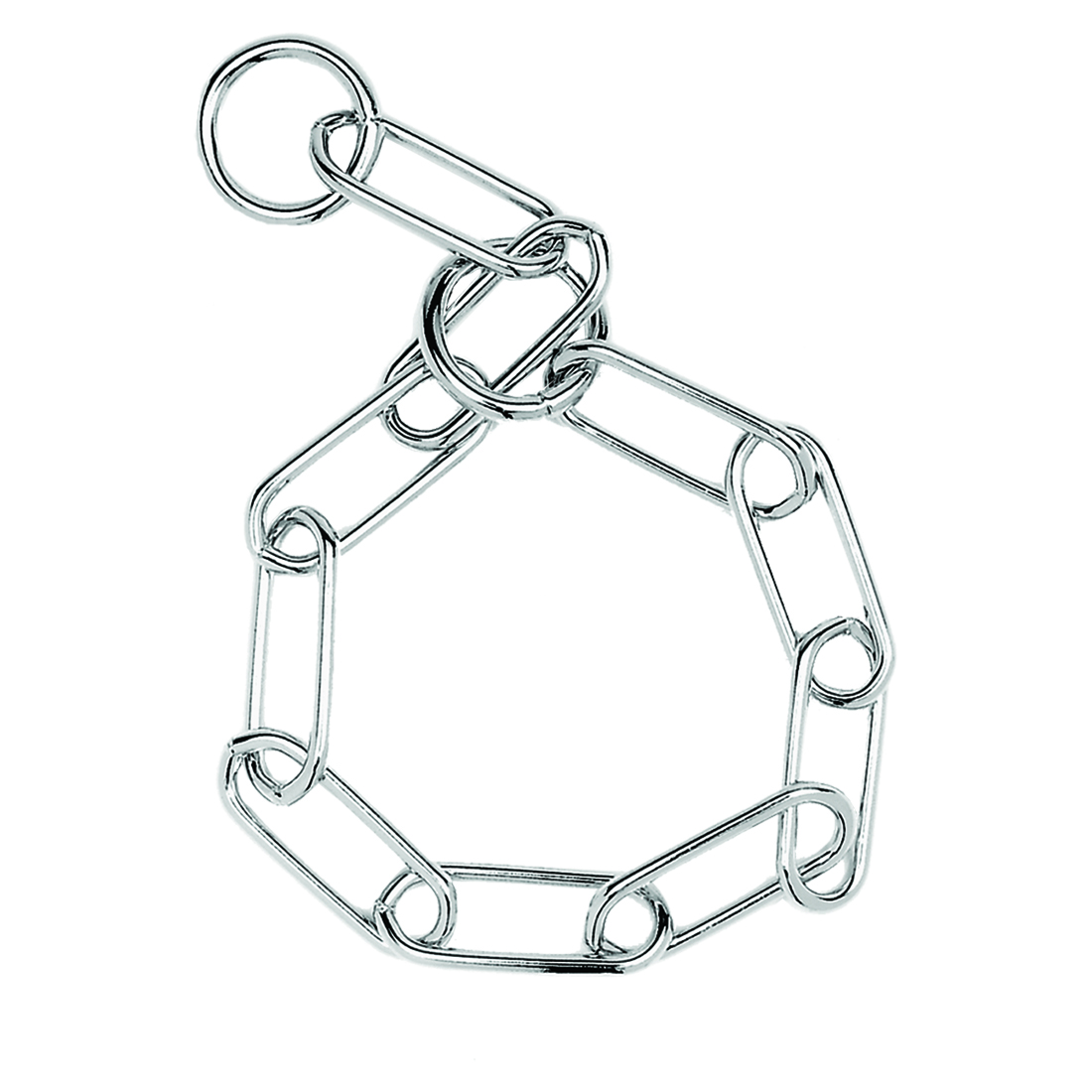 Herm Sprenger Fur Saver Link Dog Chain Training Collar, 4.0-mmx23-in