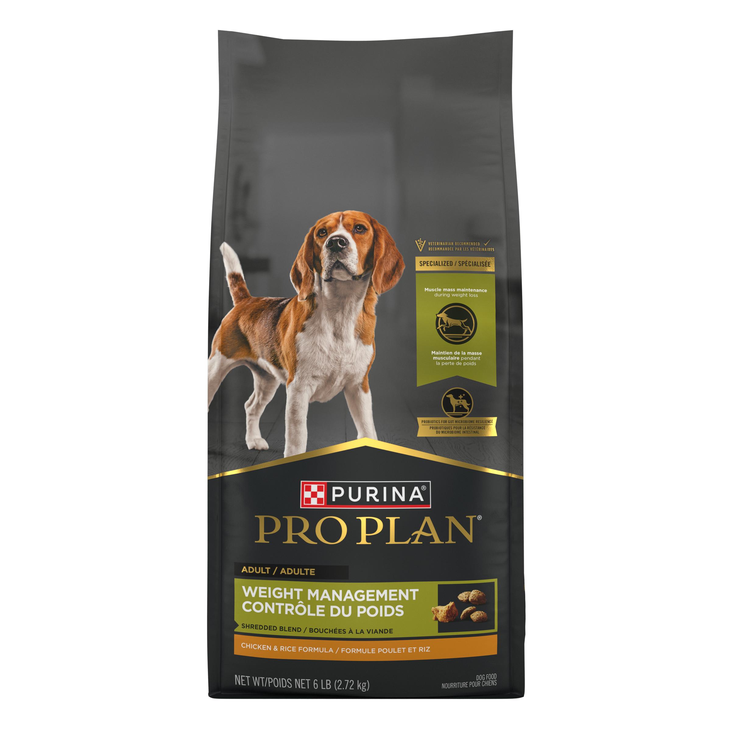 Pro Plan Weight Management Shredded Blend Chicken & Rice Adult Dry Dog Food