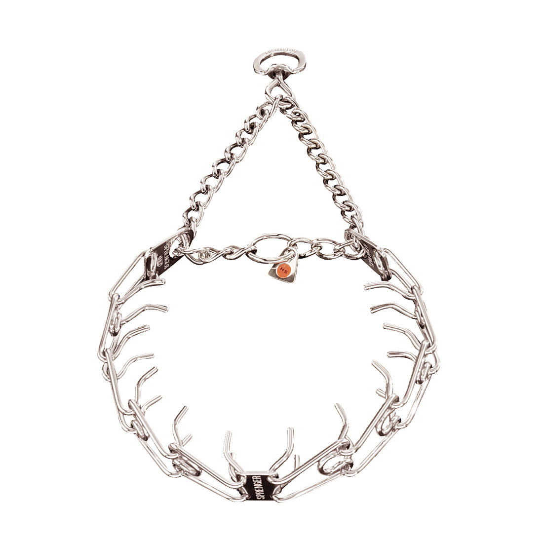 Herm Sprenger Ultra-Plus Stainless Steel Prong Dog Training Collar, 3.20-mmx18-in