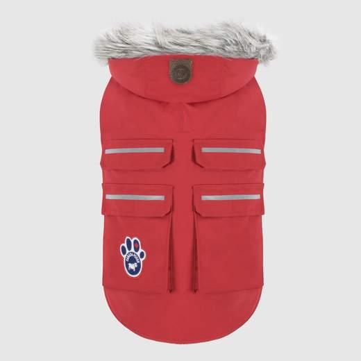 Canada Pooch Everest Explorer Dog Jacket, Red Refective, 10