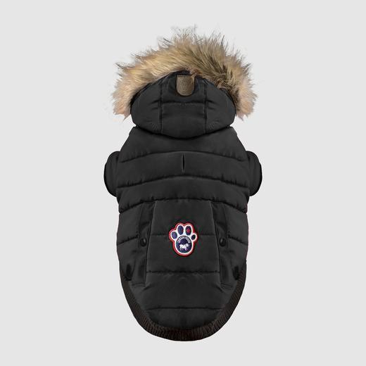 Canada Pooch North Pole Dog Parka, Black, 20-in