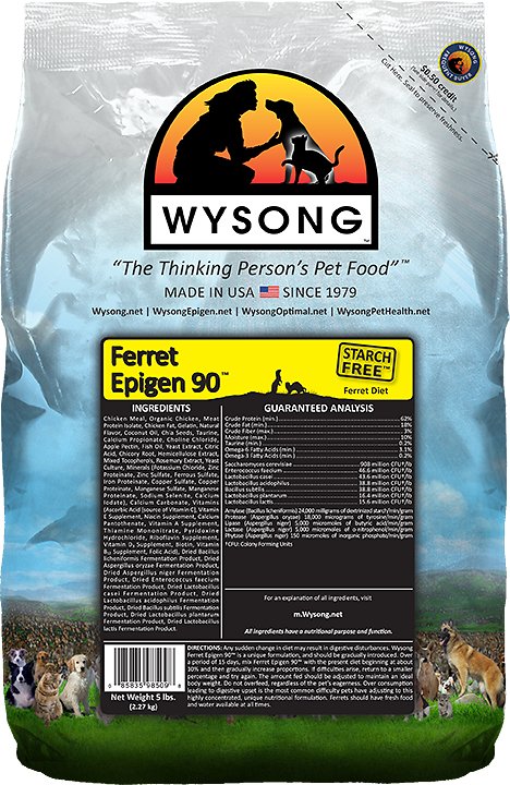 Wysong Epigen 90 Starch Free Dry Ferret Food, 5-lb