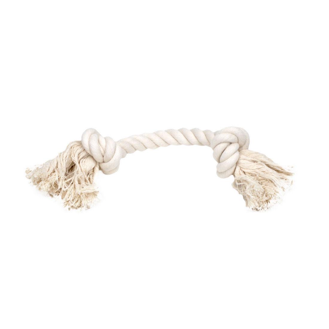 Rascals Jouet pour chien Corde à nœuds Tug, Naturel, 9-in