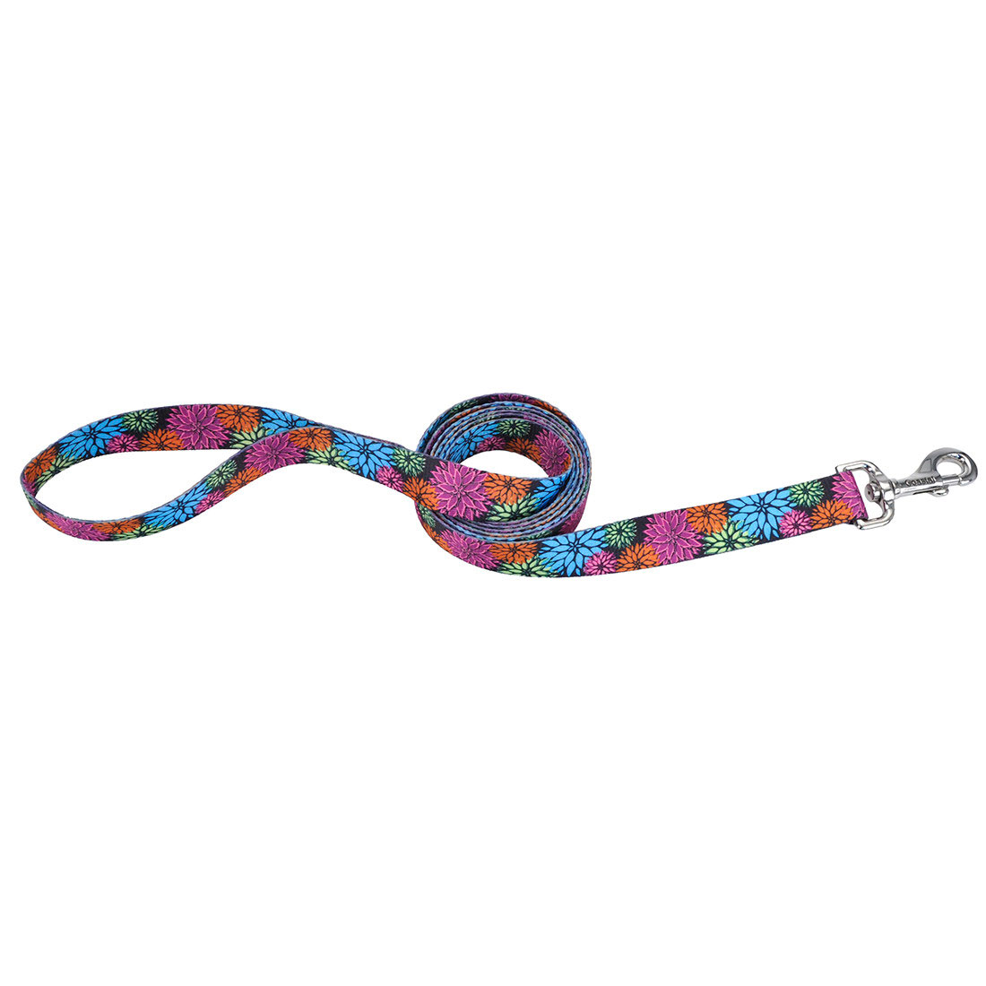 Styles Dog Leash, Wildflower, 3/4-in x 4-ft