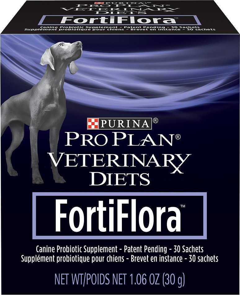 Pro Plan Veterinary Diets FortiFlora for Dogs - Professional Kennel  Supplies – Midwest Greyhound Supply