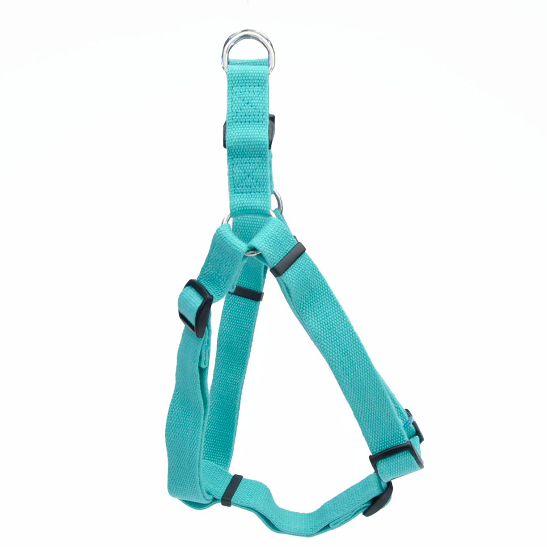 New Earth Soy Comfort Wrap Adjustable Dog Harness, Mint, 3/4-in X 20-30-in