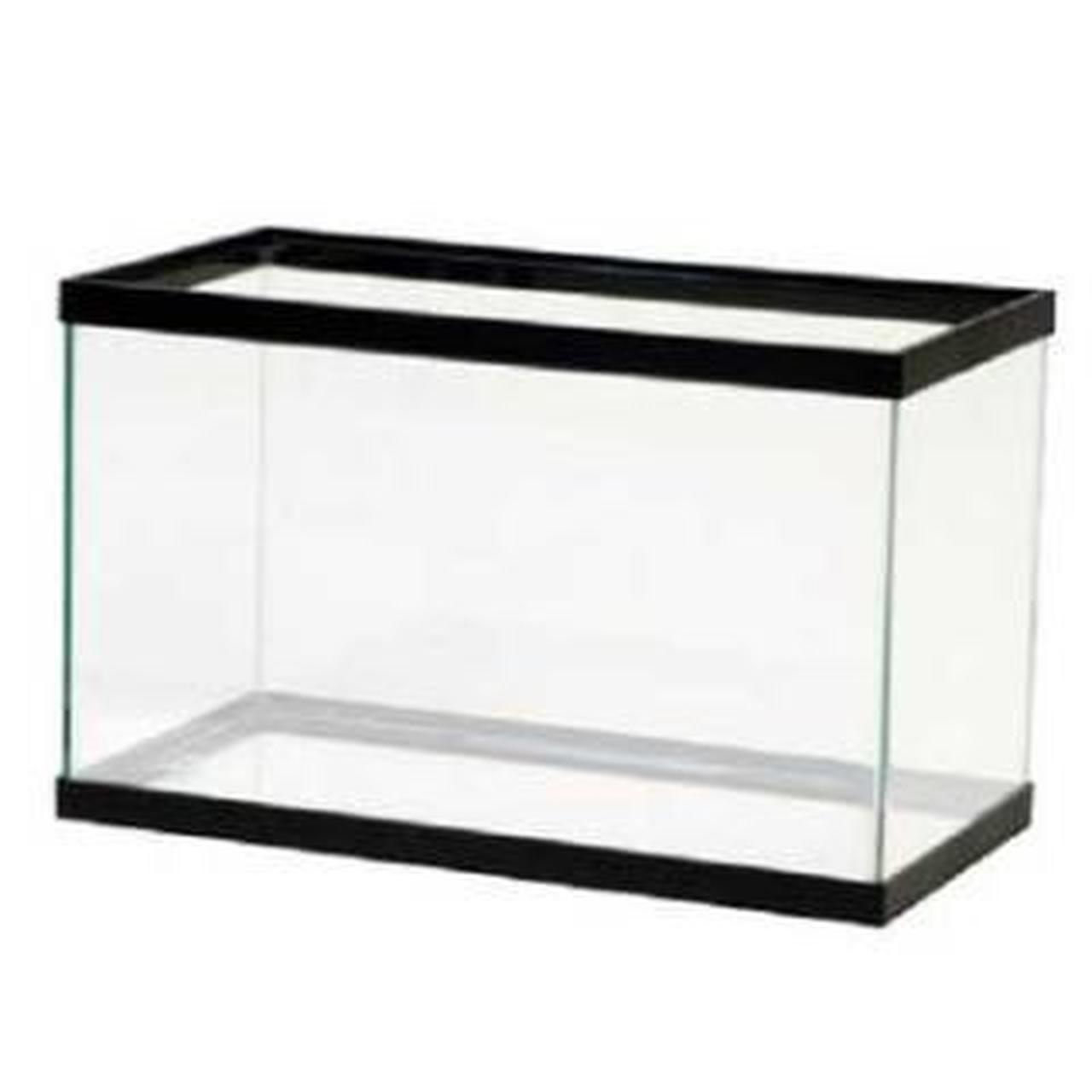 Aqueon All-Glass Aquarium, Black, 10-gal