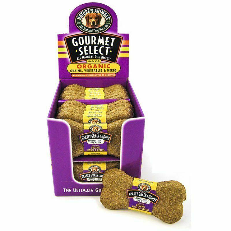 Nature's Animals Gourmet Select Healthy Hearty & Grains Dog Treats, 24-count