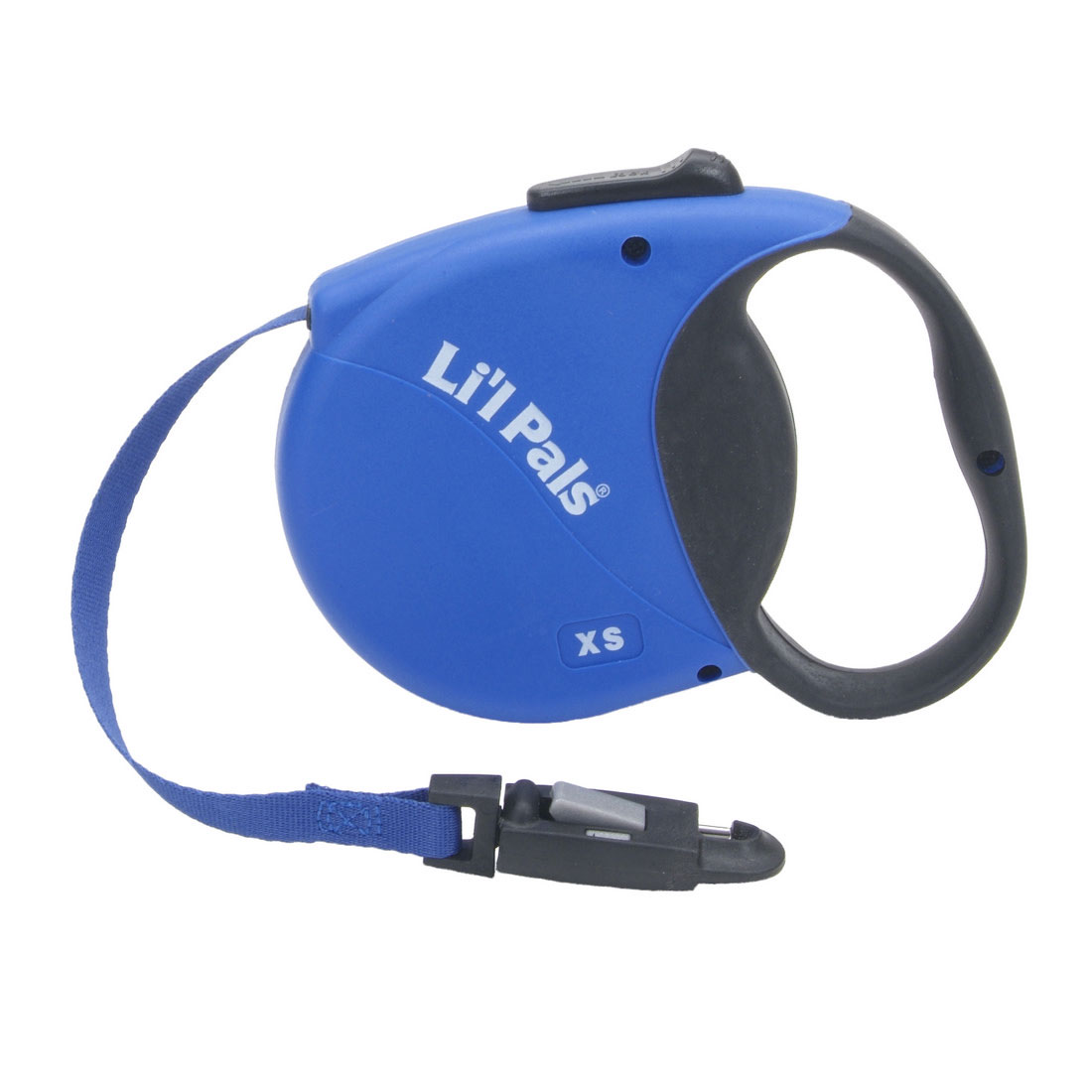 Li'l Pals Dog Retractable Leash with E-Z Snap, Blue, Up to 16-lb (Size: Up to 16-lb)
